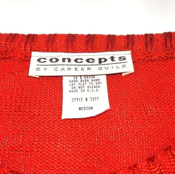 Concepts women's sweater red pull over   Size: M - Picture 3 of 3